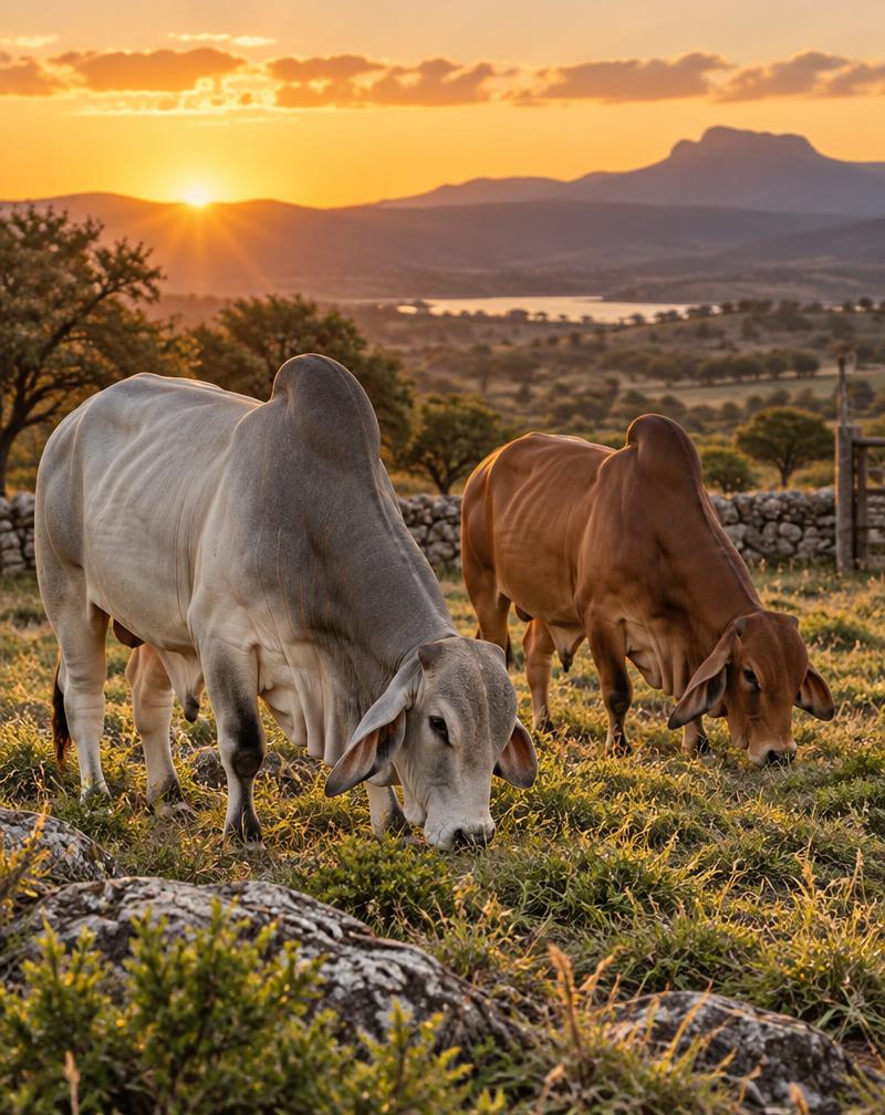 Ganado Brahman de registro en Rancho El Tacote
